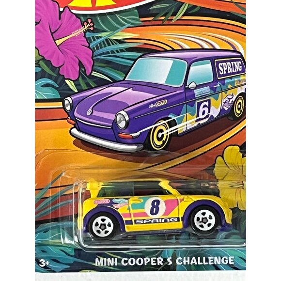 Hot Wheels Mini Cooper S Challenge Purple 2021 Spring Series 3/5 Collectible - Picture 3 of 6